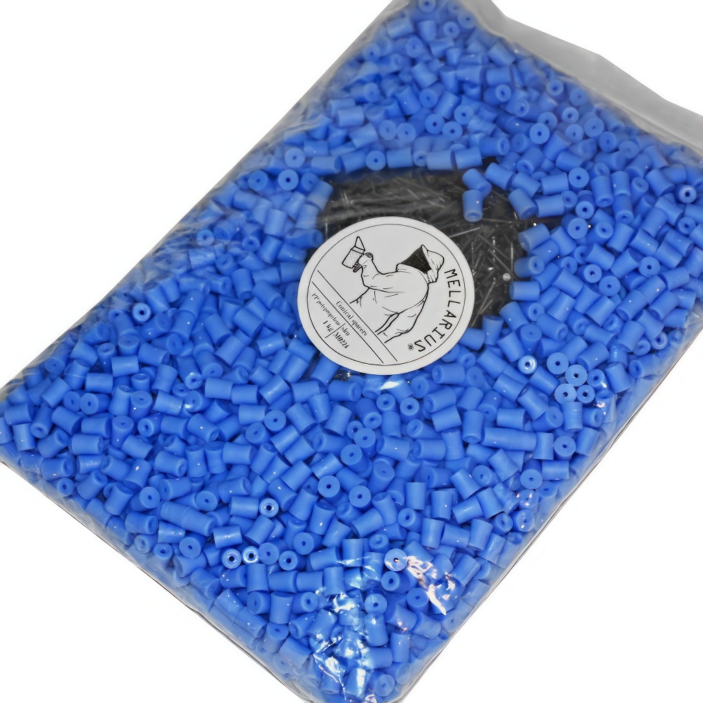 Kónické medzerníky s klinčekmi - 1 kg - Modrá